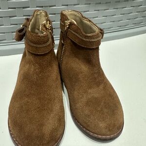 Janie and Jack Tan Kids Boots